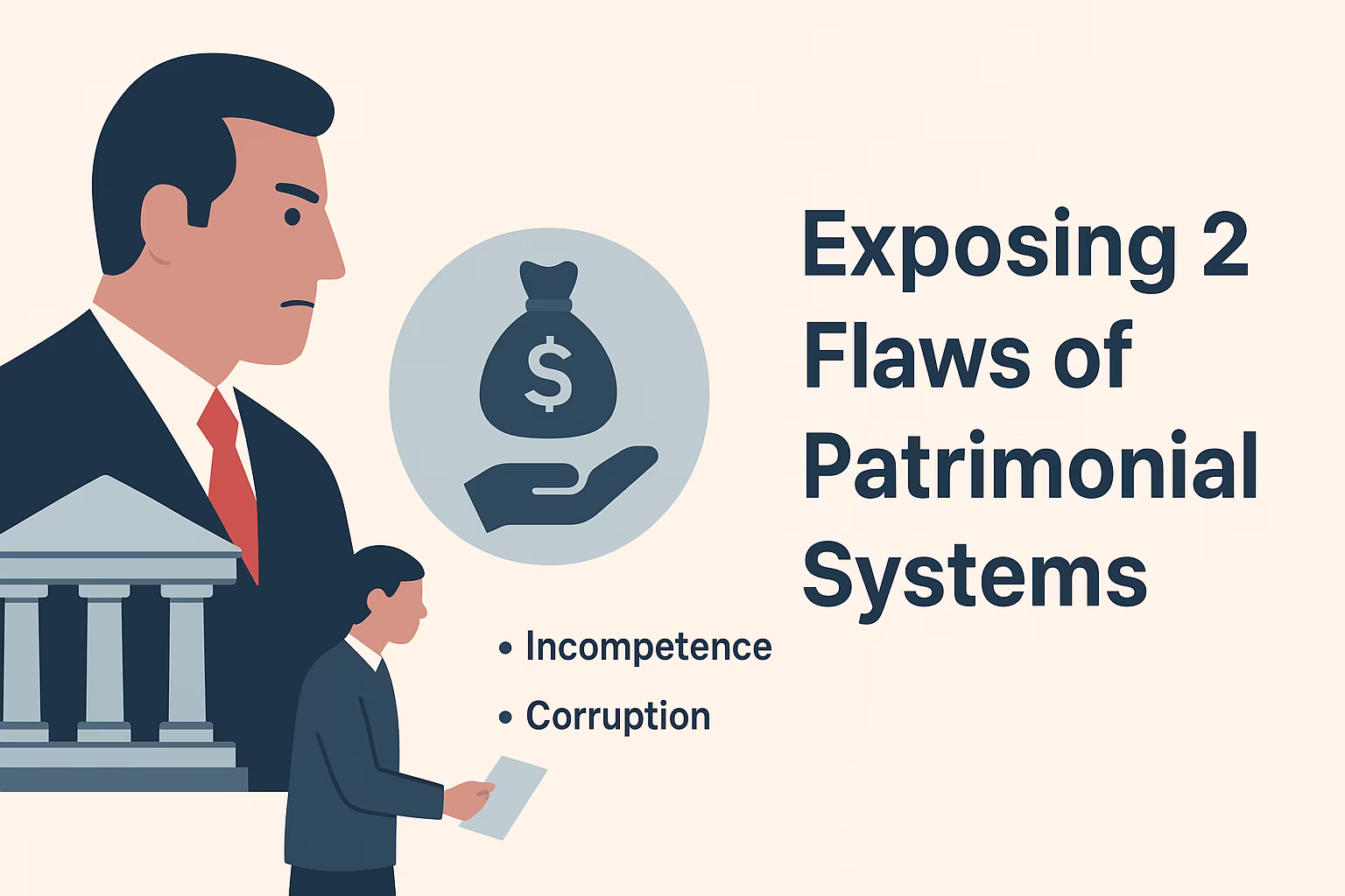 Exposing 2 Flaws of Patrimonial Systems
